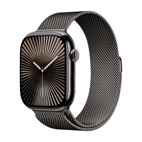 Watch Apple Watch Series 10 GPS + Cellular 46mm Slate Titanium Case with Milanese Loop M/L – Titanium