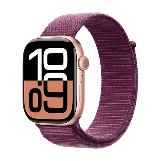 Watch Apple Watch Series 10 GPS + Cellular 46mm Rose Gold Aluminium Case with Sport Loop – Rose
