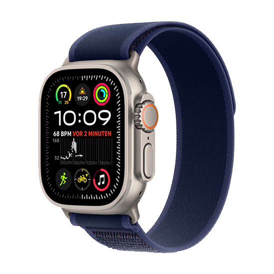 Watch Apple Watch Ultra 2 (2024) LTE Natural 49mm Titanium Case with Trail Loop M/L – Blue