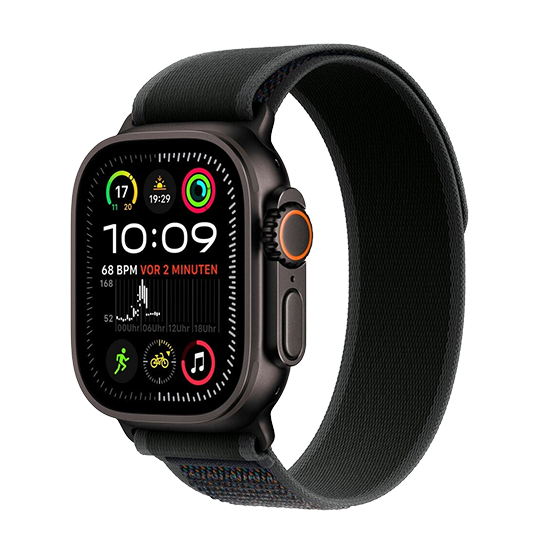 Watch Apple Watch Ultra 2 (2024) LTE 49mm Black Titanium Case with Trail Loop S/M – Black
