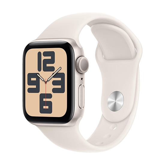 Watch Apple Watch SE2 (2024) GPS 40mm Starlight Aluminium Case with Sport Band S/M – Starlight