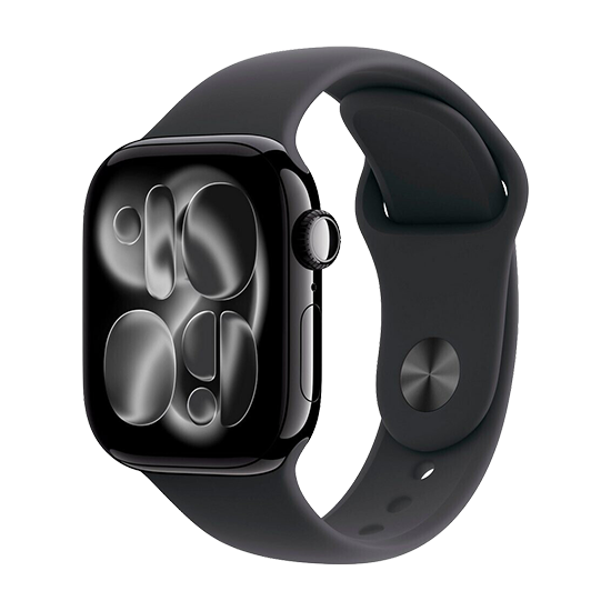 Watch Apple Watch Series 11 (2025) GPS 42mm Jet Black Aluminium Case with Sport Band S/M – Black