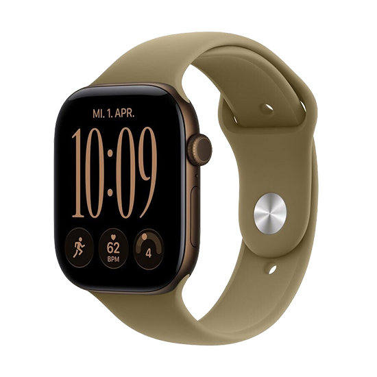 Watch Apple Watch Series 12 (2026) GPS 46mm Dark Bronze Aluminium Case with Olive Sport Band M/L – Dark Bronze