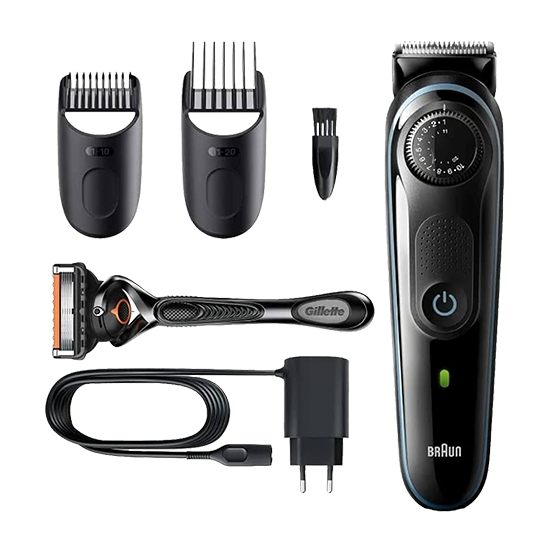 Braun BT5340 Beard Trimmer 5 + 2 Hair Clipper with Gillette Fusion5 ProGlide