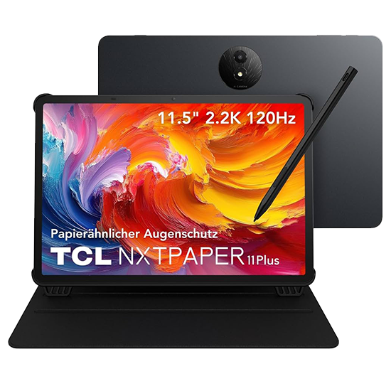 TCL NxtPaper 11 Plus 11.5 WiFi 8GB RAM 256GB Flip Case + T-Pen – Grey