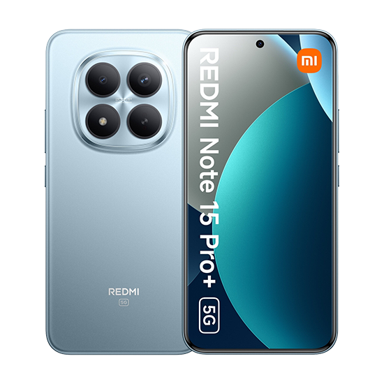 Xiaomi Redmi Note 15 Pro+ 5G Dual Sim 12GB RAM 512GB – Glacier Blue