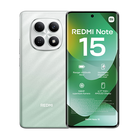 Xiaomi Redmi Note 15 4G Dual Sim 6GB RAM 128GB – Green