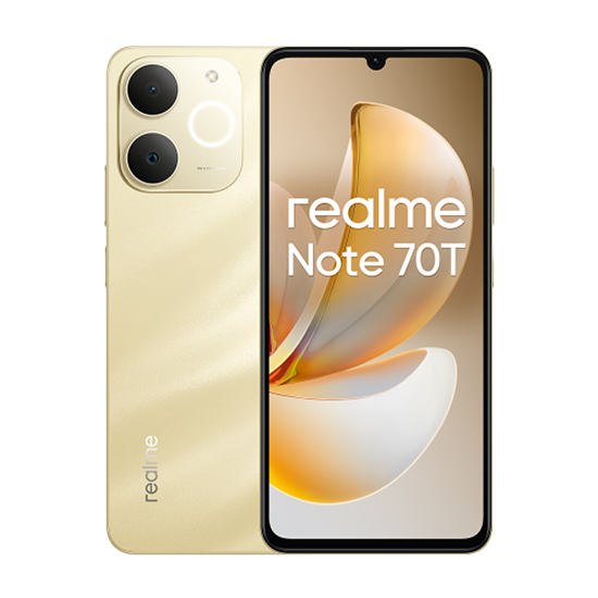 Realme Note 70T Dual Sim 4GB RAM 128GB - Gold