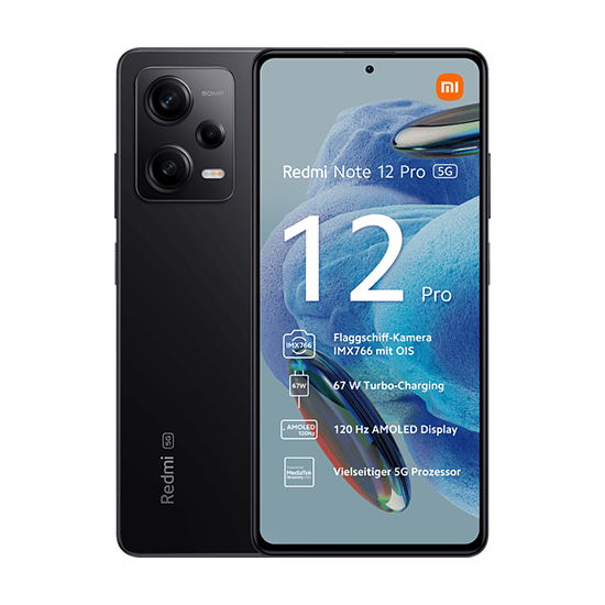 Xiaomi Redmi Note 12 Pro 5G Dual Sim 6GB RAM 128GB – Black