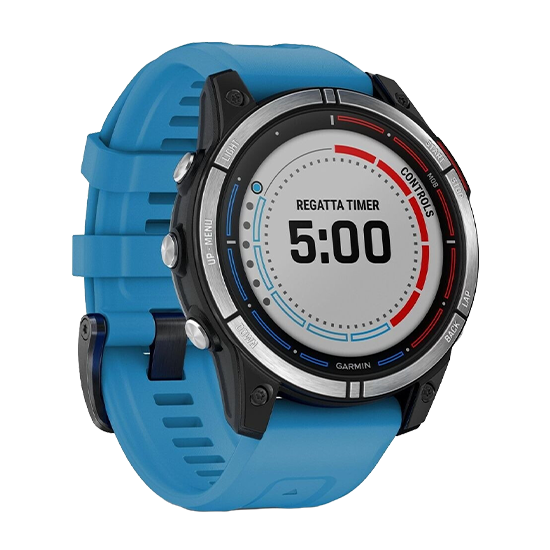 Watch Garmin Quatix 7 Standard Edition GPS 47mm Blue Band – Blue
