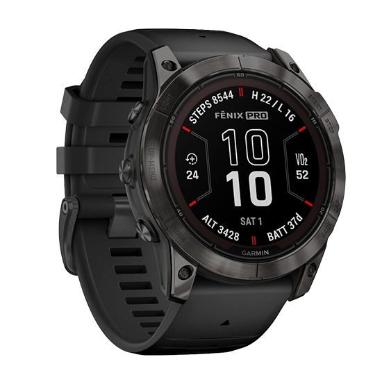 Watch Garmin Fenix 7X Pro Solar GPS 51mm Graphite Titan Band - Carbon Grey