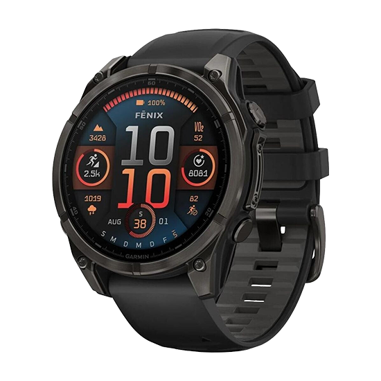 Watch Garmin Fenix 8 GPS 47mm Silicon Black Band - Black
