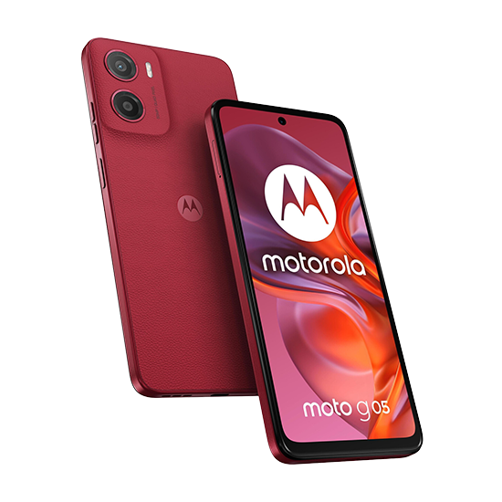 Motorola XT2523-3 Moto G05 4G Dual Sim 4GB RAM 256GB - Plum Red